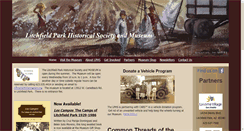 Desktop Screenshot of lphsmuseum.org